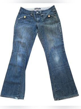 Tommy Hilfiger Y2K Low Rise Medium Wash Bootcut Flare Jeans 2